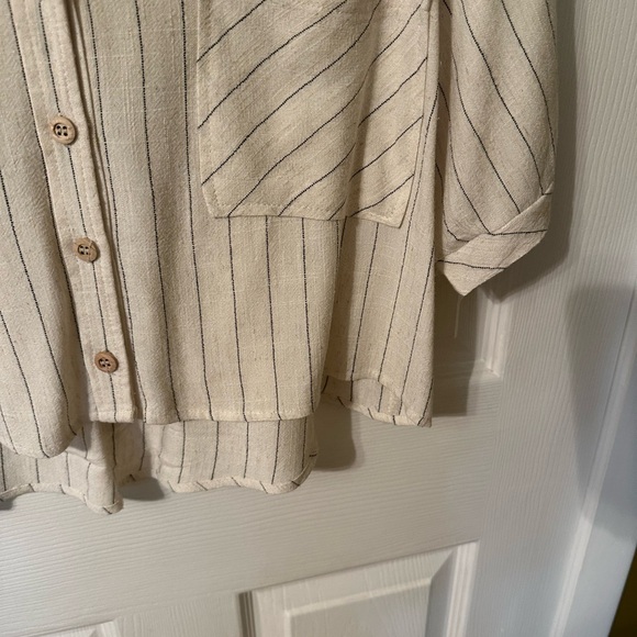 EUC Kurious Cropped Short Sleeve Blouse - Picture 4 of 4